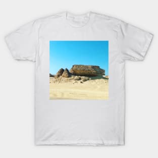 Rock formation at Shaleem, Oman T-Shirt